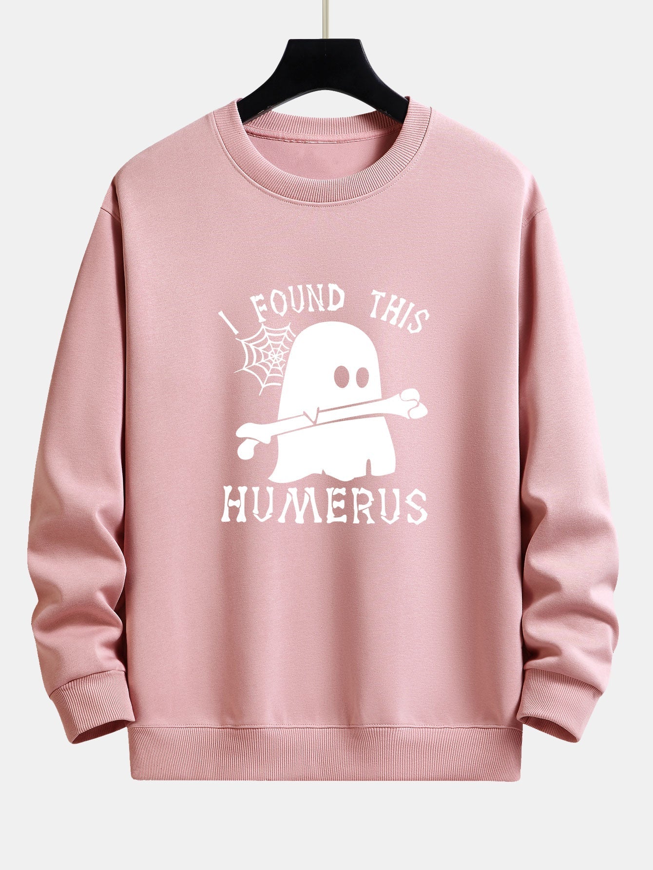 Celedonio® | Ghost Found This Humerus Print Relax Fit Sweatshirt