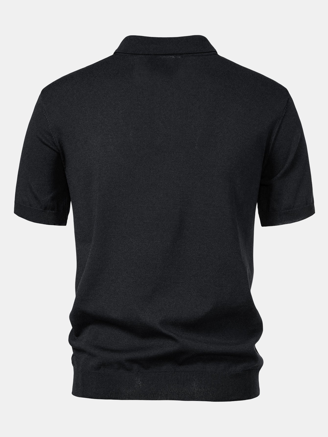 Owen | Stripe Jacquard Knit Polo Shirt