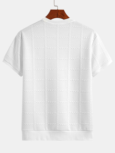 Wilson® | Twisted Squares Jacquard T-Shirt