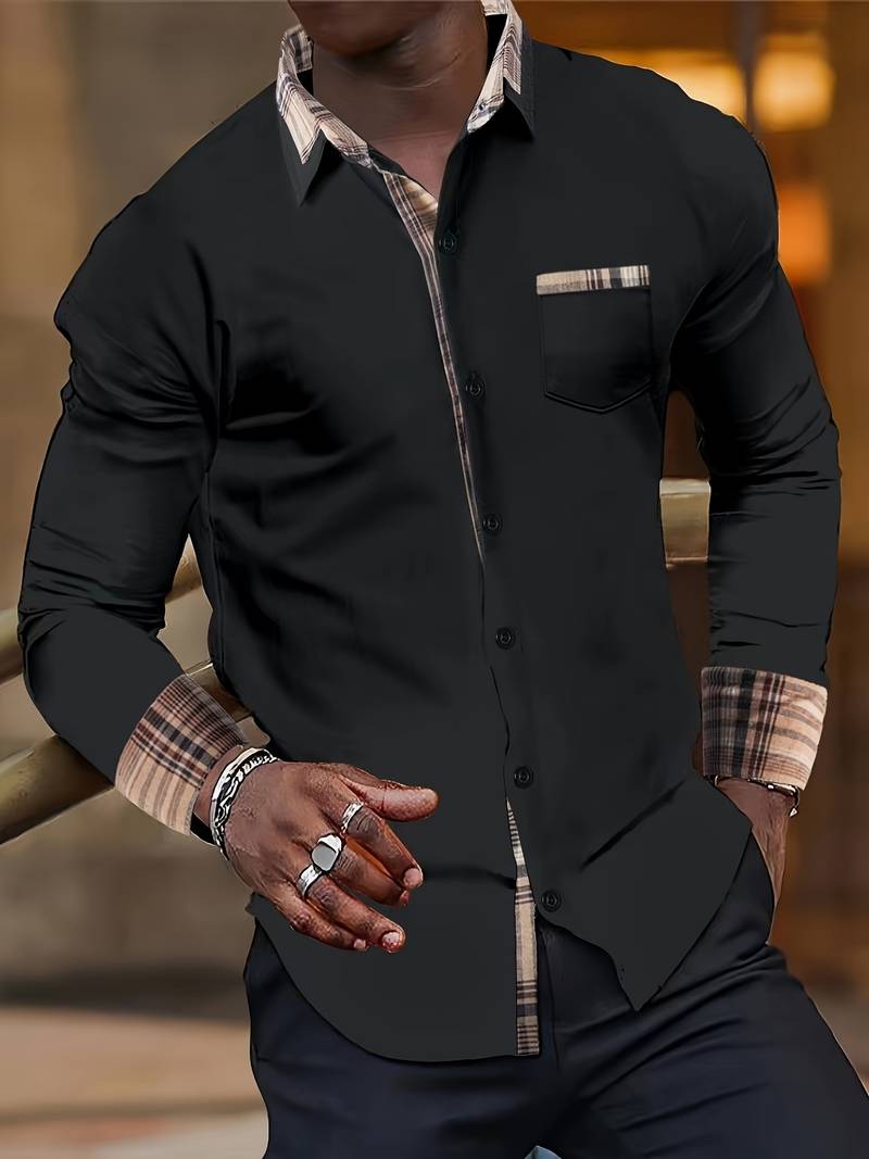 Louann® | Classic Long-Sleeved Shirt In A Checked Design