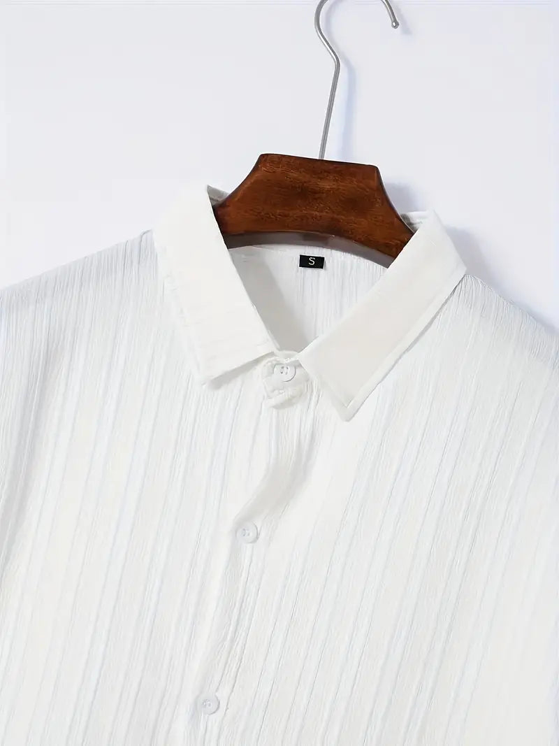 Lura® | Casually Chic Striped Short-Sleeved Shirt For Men