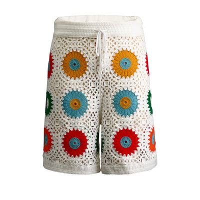 Rafael | Men'S Summer Fashion Comfortable Breathable Hollow Crochet Shorts