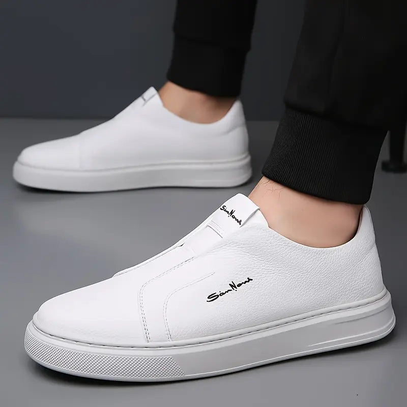 Ethan | Leather Slip-On Shoes