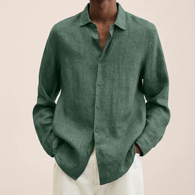 Fergus® | Elegant Linen Shirt For Men