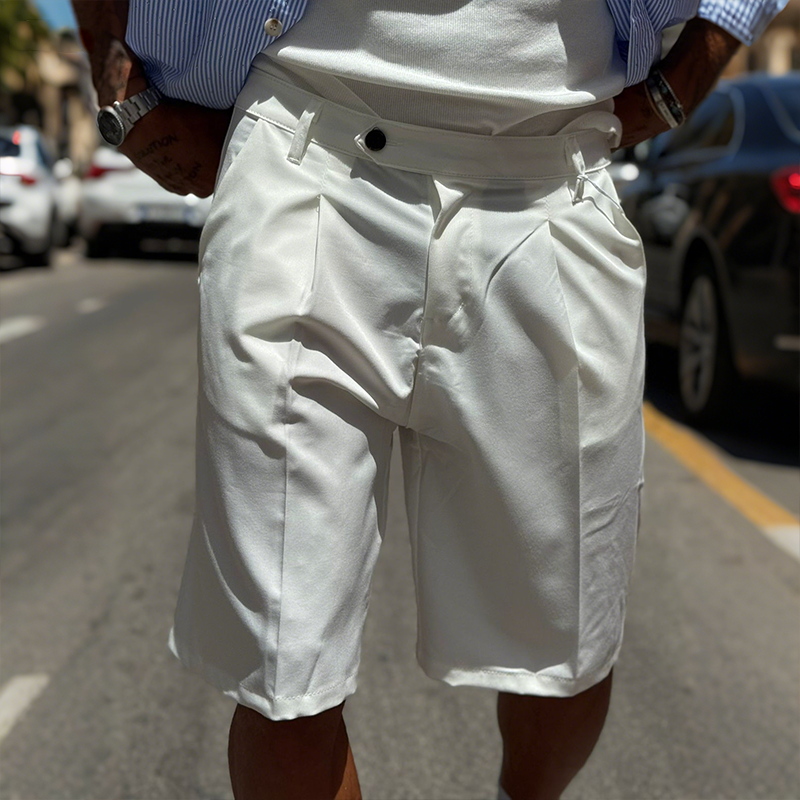 Clyde | Men'S Retro Casual Solid Color Shorts