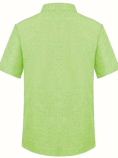 Elliot® | Stylish, Buttoned Short-Sleeved Shirt For Men