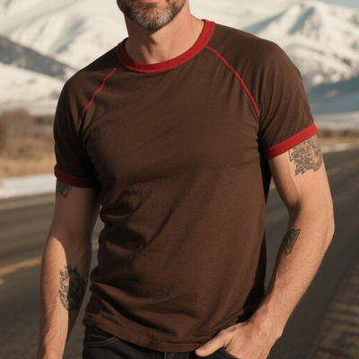 Eddie | Men'S Retro Casual Cotton Round Neck Short Sleeve T-Shirt