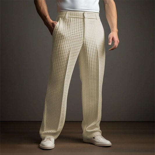 Agustino® | Brooks Waffle-Knit Trousers
