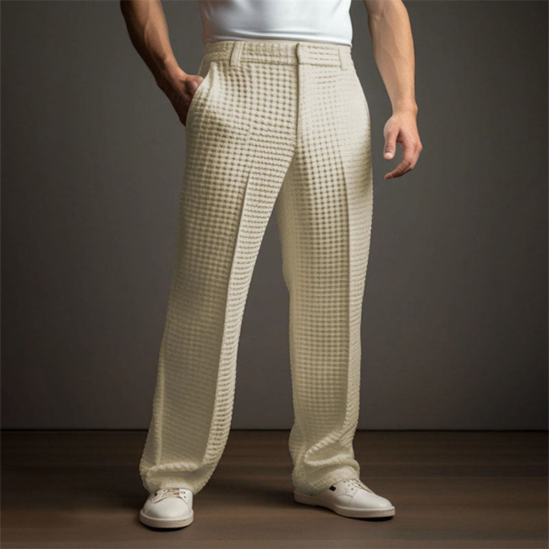 Agustino® | Brooks Waffle-Knit Trousers