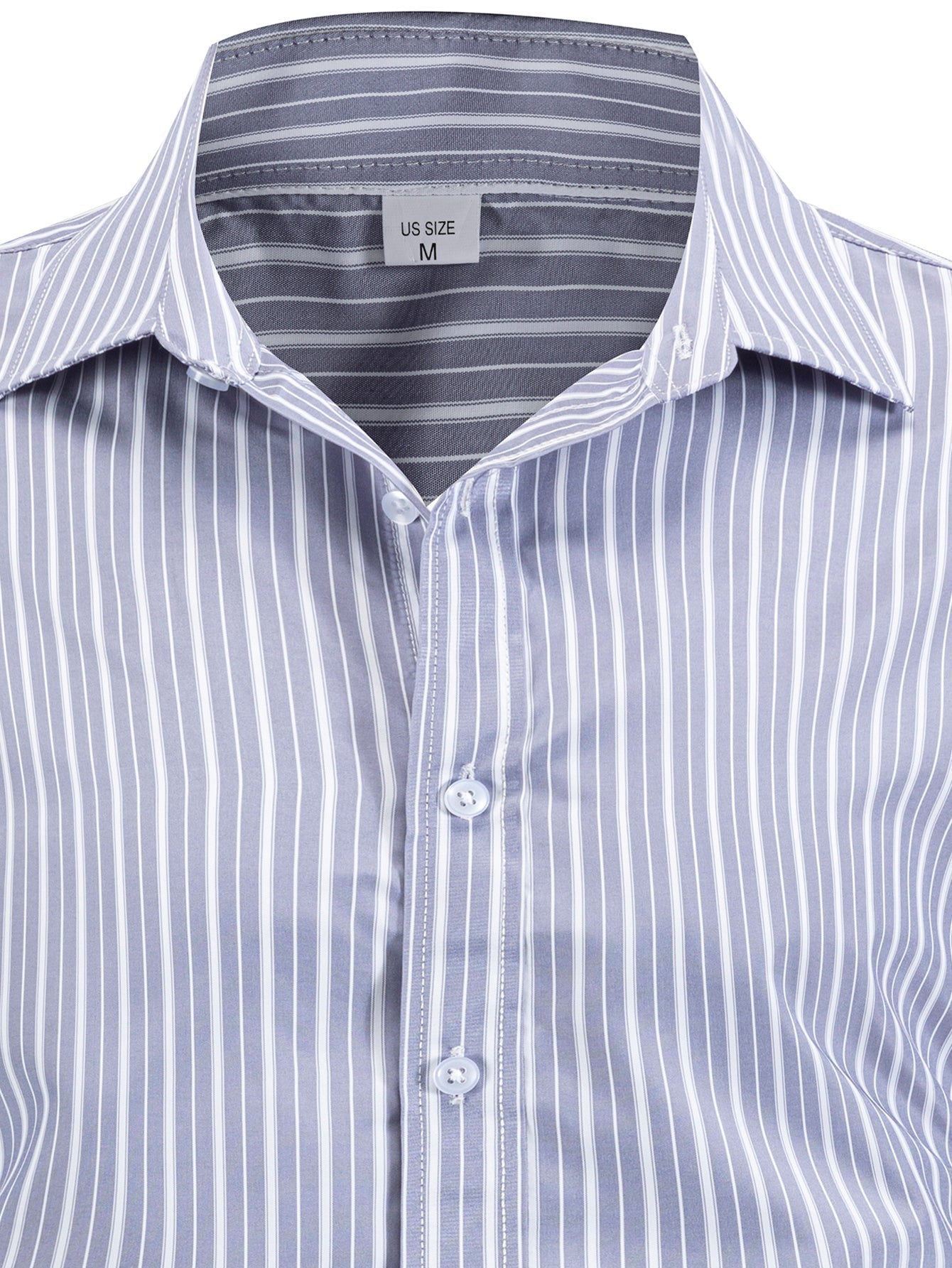 Ladislao® | Long Sleeve Stripe Button Up Shirt