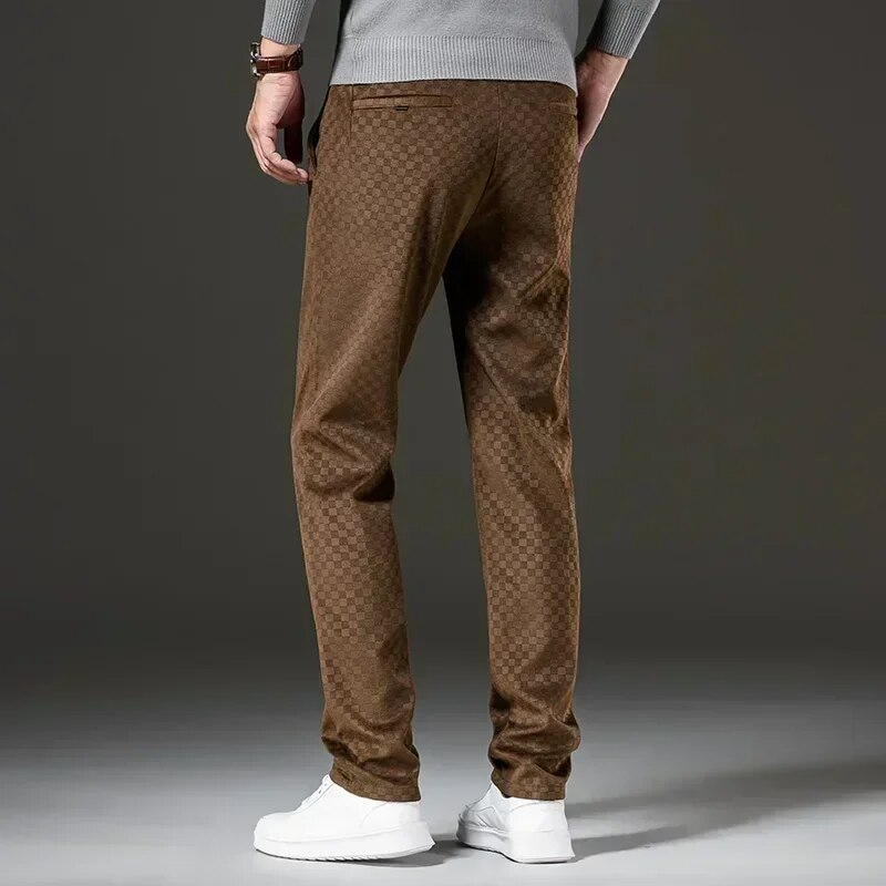 Orestes® | Corduroy Check Trousers