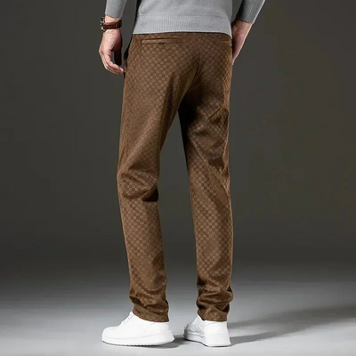 Orestes® | Corduroy Check Trousers