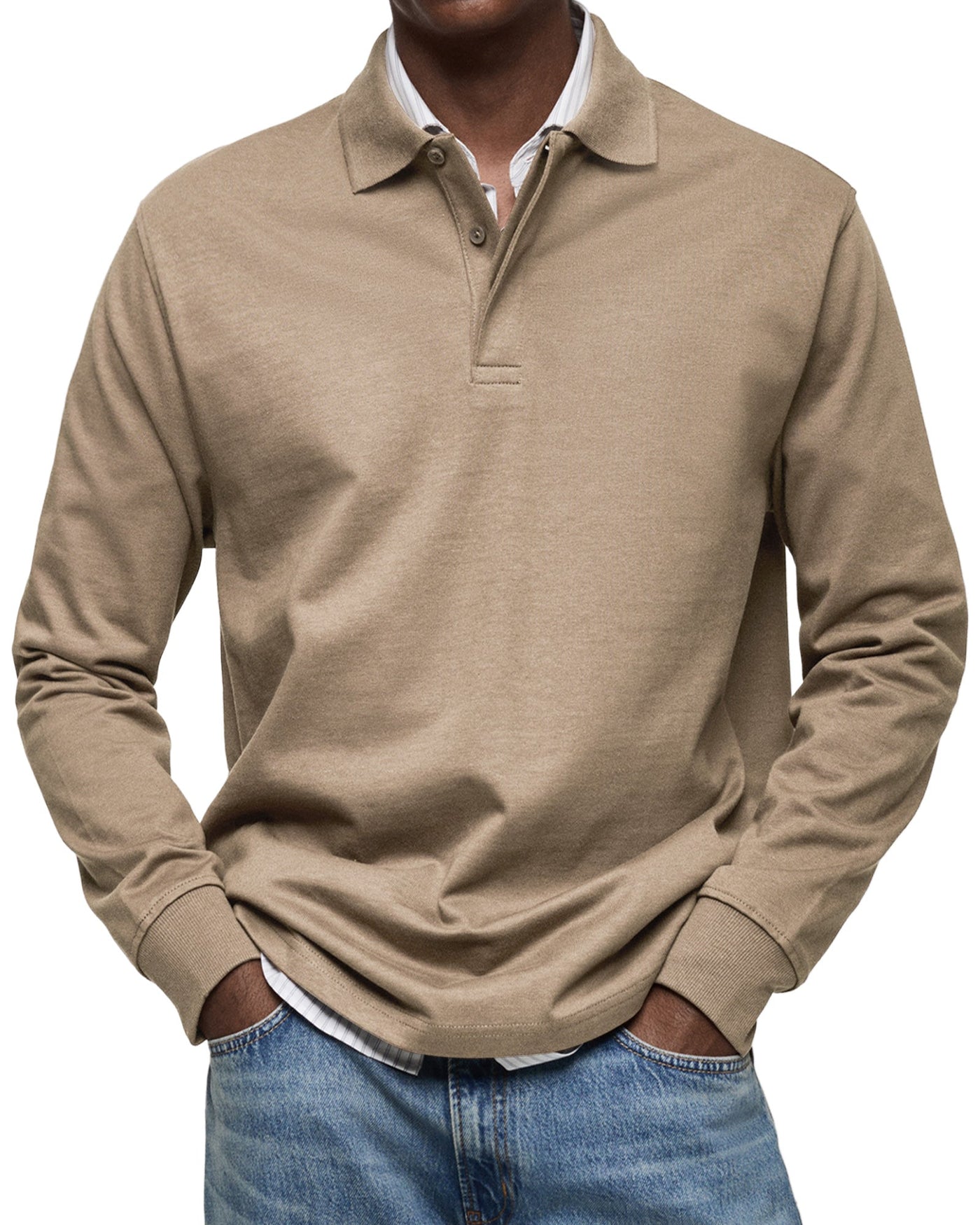Raymond | LUXURY LONG SLEEVE POLO SHIRT