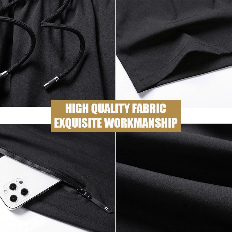 Malik® | Men'S Plus Size Ice Silk Stretch Shorts