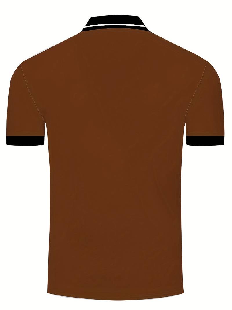 Lucila® | Casual, Plain Polo Shirt For Men