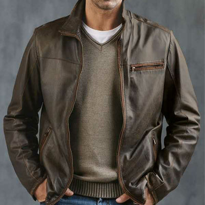 Men's Vineipper P Leather Jacket