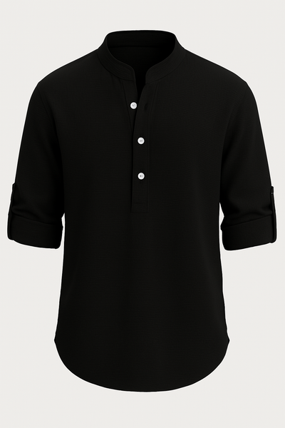 Agaton® | THE HENLEY COLLAR SHIRT