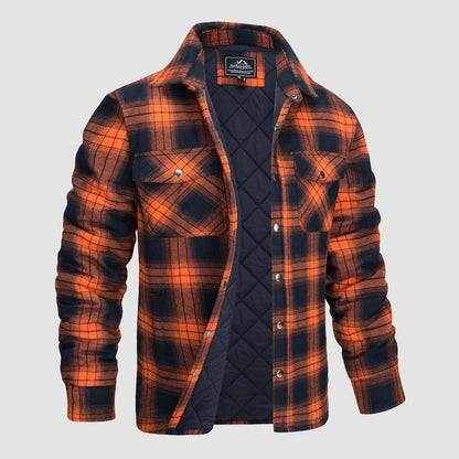 Edward® | Versatile design checked bomber jacket