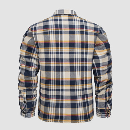 Edward® | Versatile design checked bomber jacket