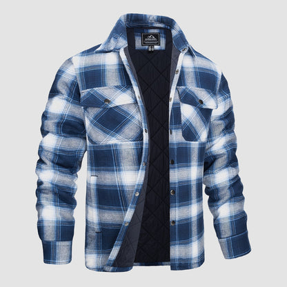 Edward® | Versatile design checked bomber jacket