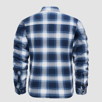 Edward® | Versatile design checked bomber jacket