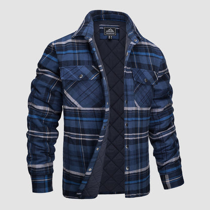 Edward® | Versatile design checked bomber jacket