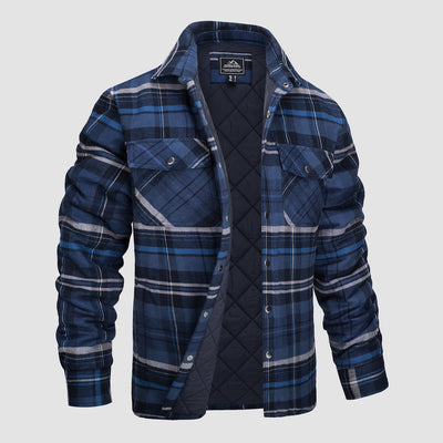 Edward® | Versatile design checked bomber jacket