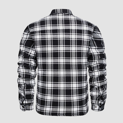 Edward® | Versatile design checked bomber jacket