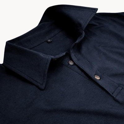 Cathal® | Casual Polo With Long Sleeves