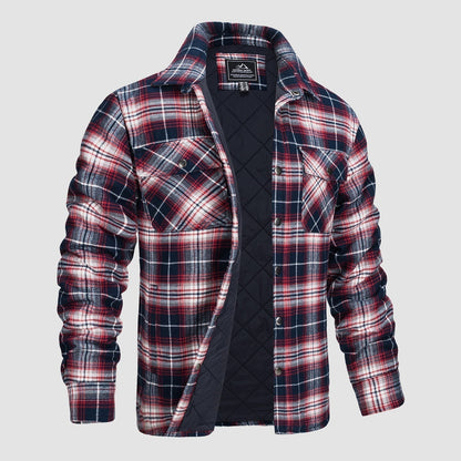 Edward® | Versatile design checked bomber jacket