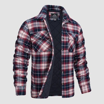 Edward® | Versatile design checked bomber jacket