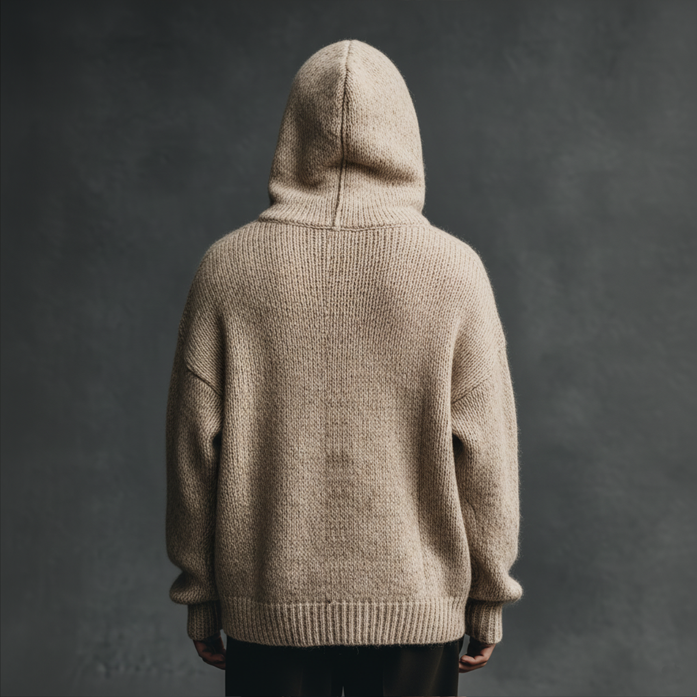 Men's Classic Casal Hooded Loose Sweater