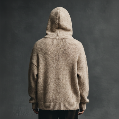 Men's Classic Casal Hooded Loose Sweater