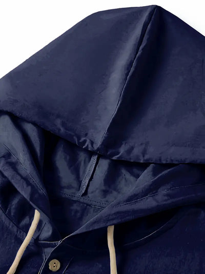 Lynea® | Casual Hooded Shirt With Buttons