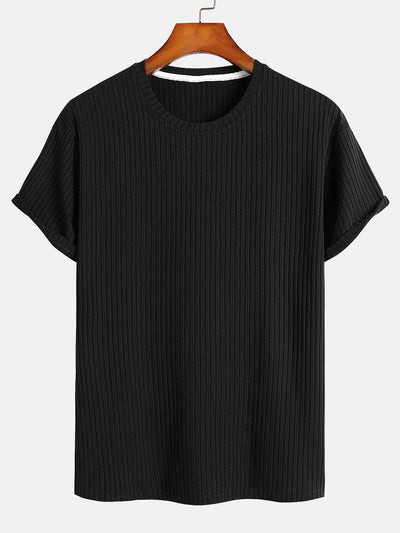 Rolando® | Basic Slim Fit Ribbed T-Shirt
