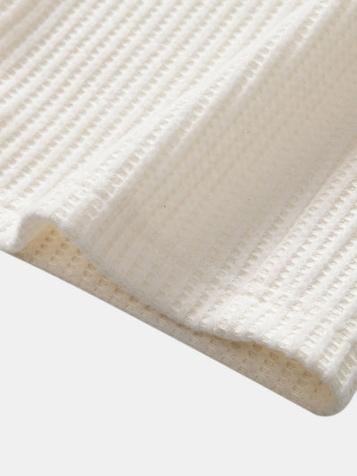 Isidoro® | Drawstring Knitted Waffle Pants