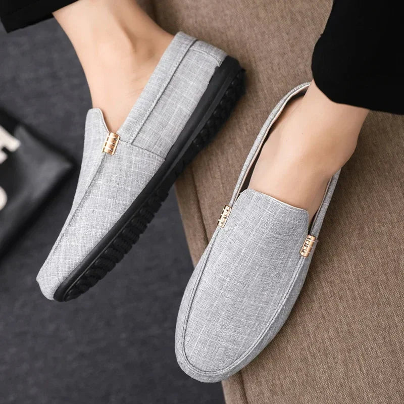 Atiyeh® | Krom Canvas Loafers