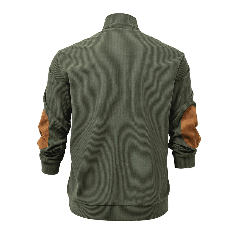 Men's Otdoor Casal Stand Collar Long Sleeve Sweatshirt