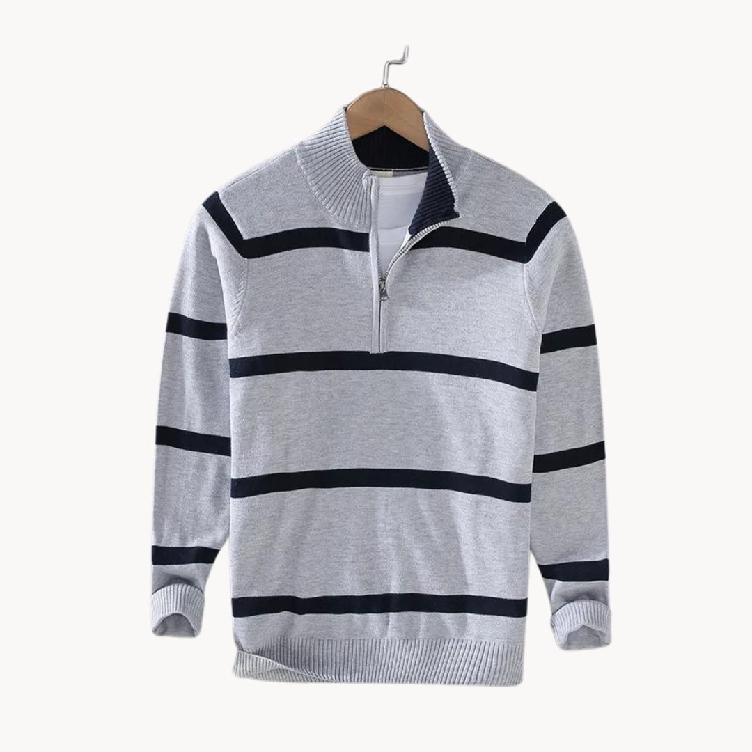 Clarence® | Fashionable Half Zip Sweater