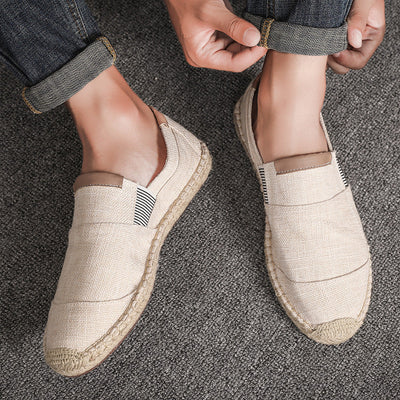 Kalan® | Stylish Handmade Canvas Straw Shoes