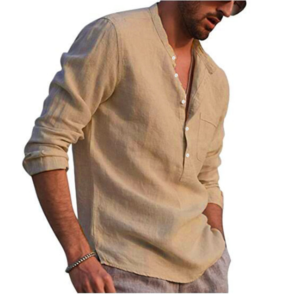 Jocelyn® | Beautiful Linen Shirt With Breast Pocket