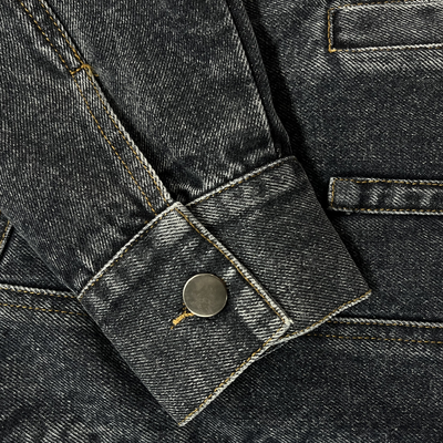 Men's Vine Washed Baseball Collar SliFit DeniJacket