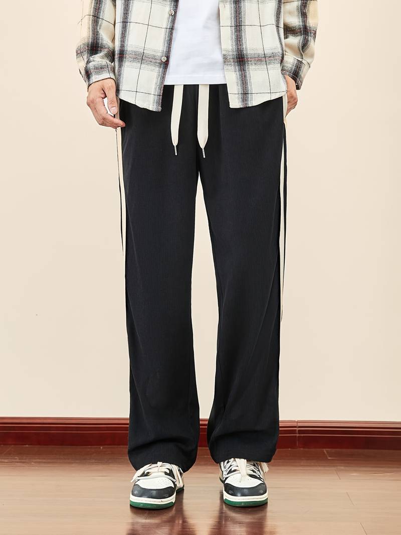 Quilino® | Color Block Drawstring Pants For Men