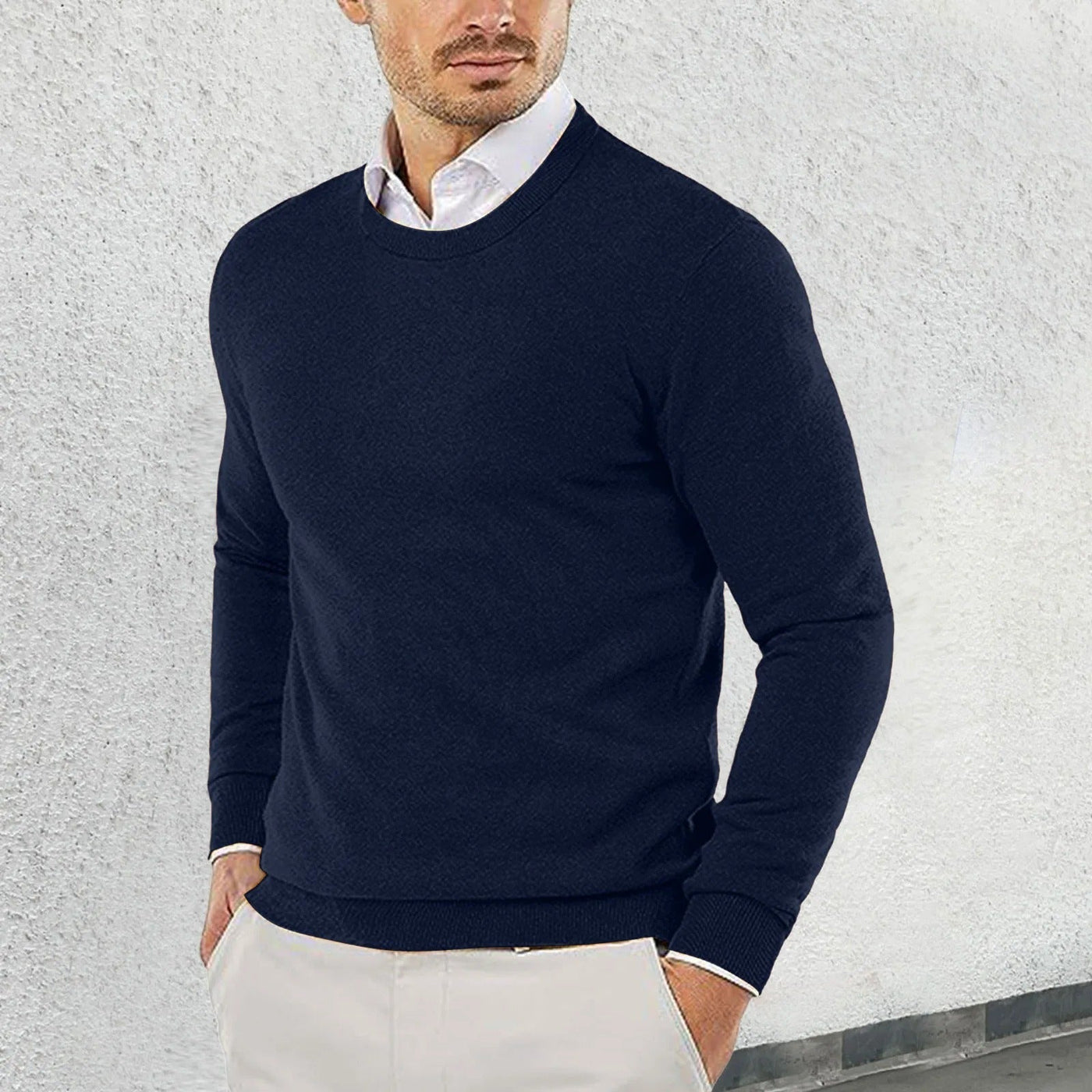 Fernando® | Crewneck Cotton Sweater