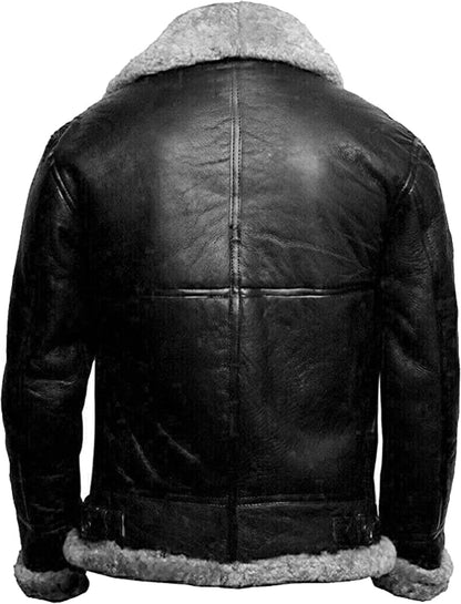 Guthrie® | Classic Leather Winter Jacket For Men