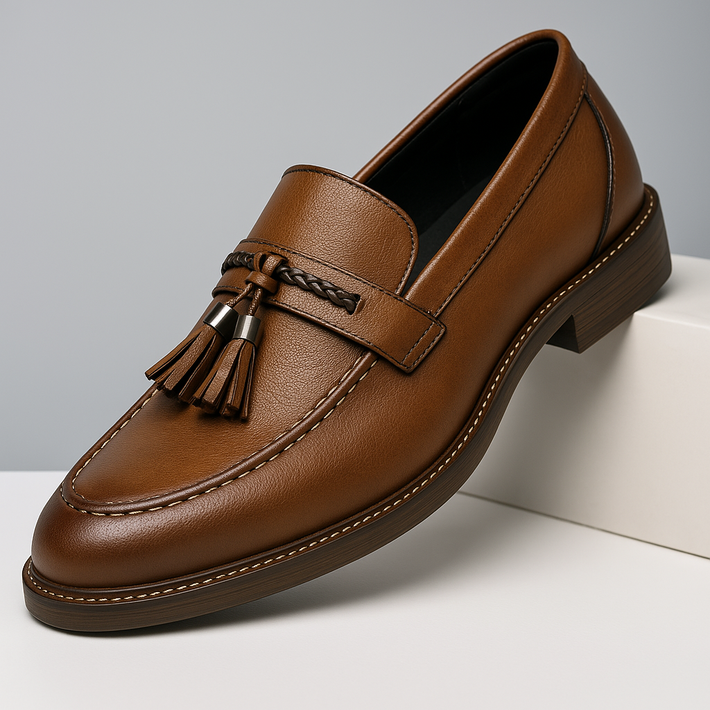 Frank | Leather Tassel Loafers