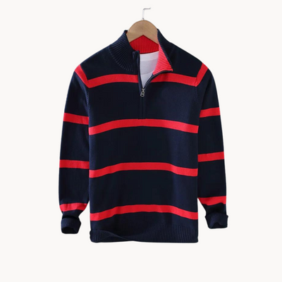Clarence® | Fashionable Half Zip Sweater