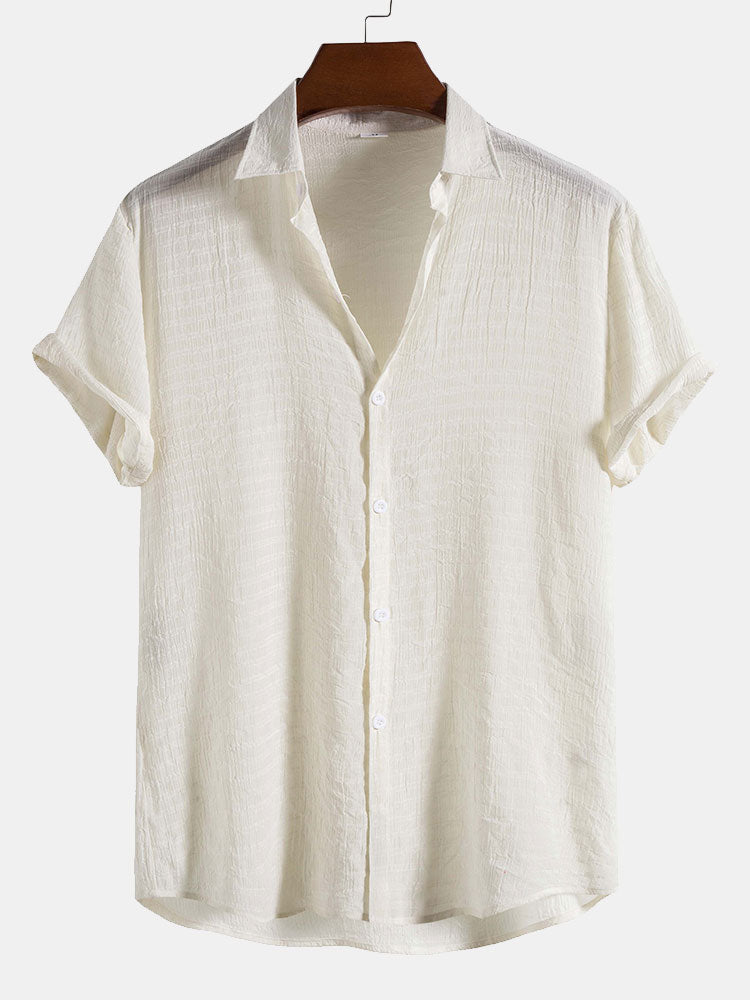 Jonathan® | Textured Fabric Short Sleeve Shirt