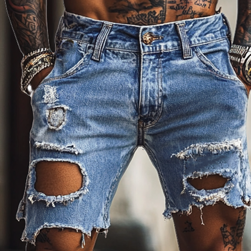 Men's Vine Distressed DeniShorts