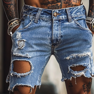 Men's Vine Distressed DeniShorts